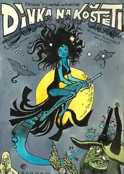 The Girl on a Broomstick
