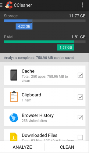 CCleaner For Android v1.07.30