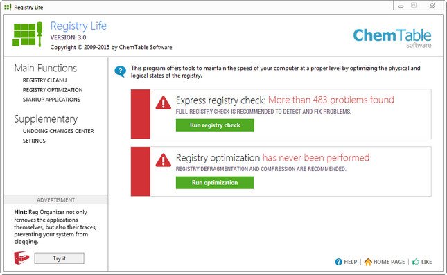  Registry Life 3.21 portable 
