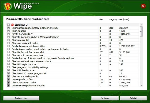 Wipe 17.04 + portable