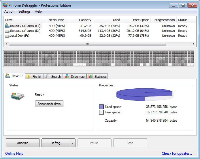 Defraggler 2.20.989 Professional / Business / Technician Multilingual + Portable