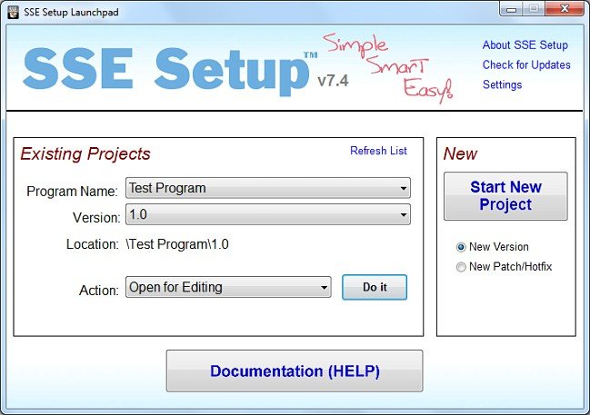 SSE Setup 8.2