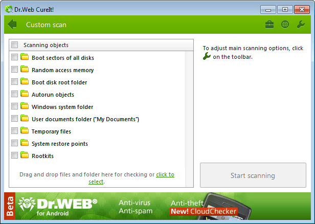 Dr.Web CureIt! 9.1.3.04070 DC 10.10.2015 Portable