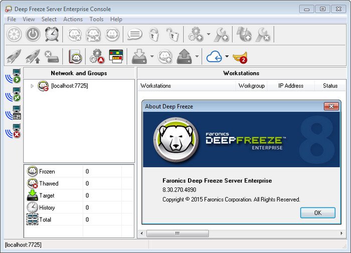 Deep Freeze Server Enterprise 8.32.270.5109