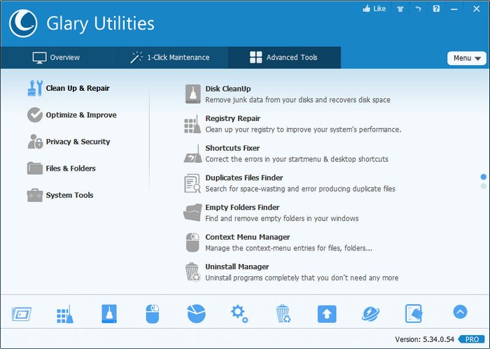 Glary Utilities Pro 5.34.0.54 Final + Portable