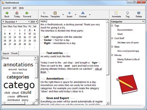 RedNotebook 1.10.3 Multilingual + Portable 1.10.2