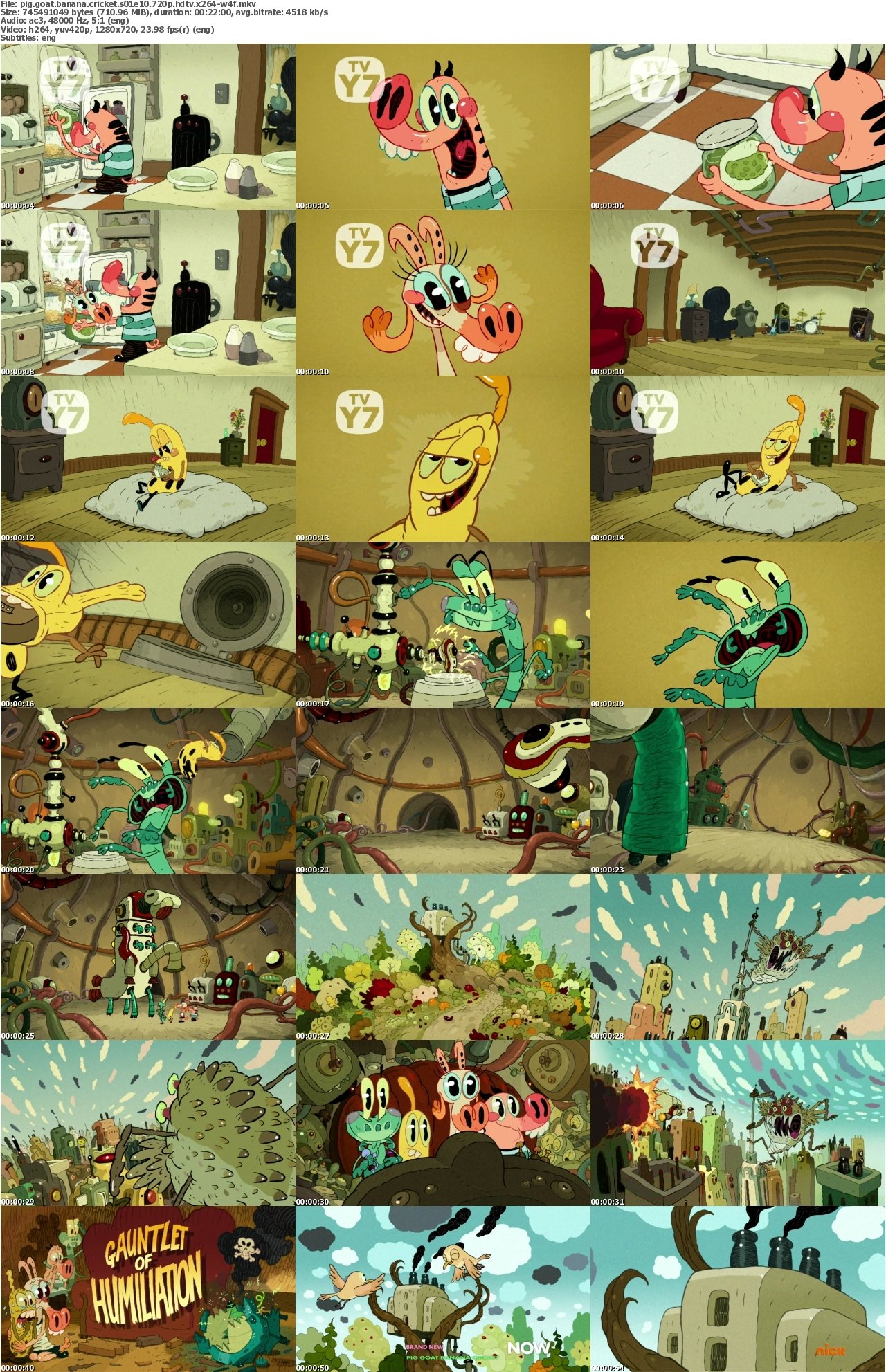 Pig Goat Banana Cricket S01E10 720p HDTV x264-W4F