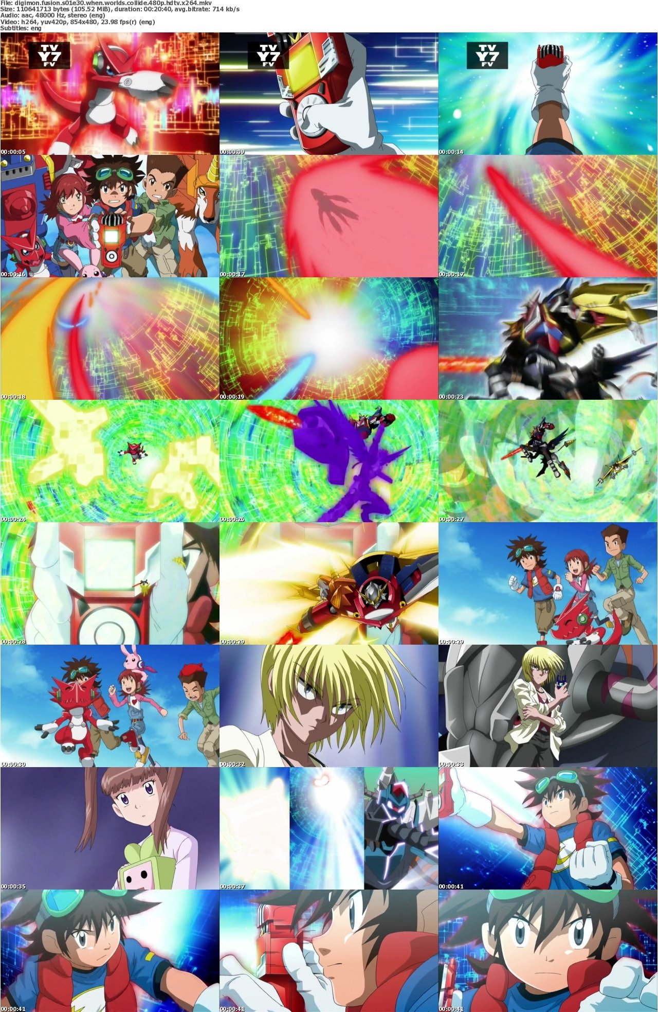 Digimon Fusion S01E30 When Worlds Collide 480p HDTV x264