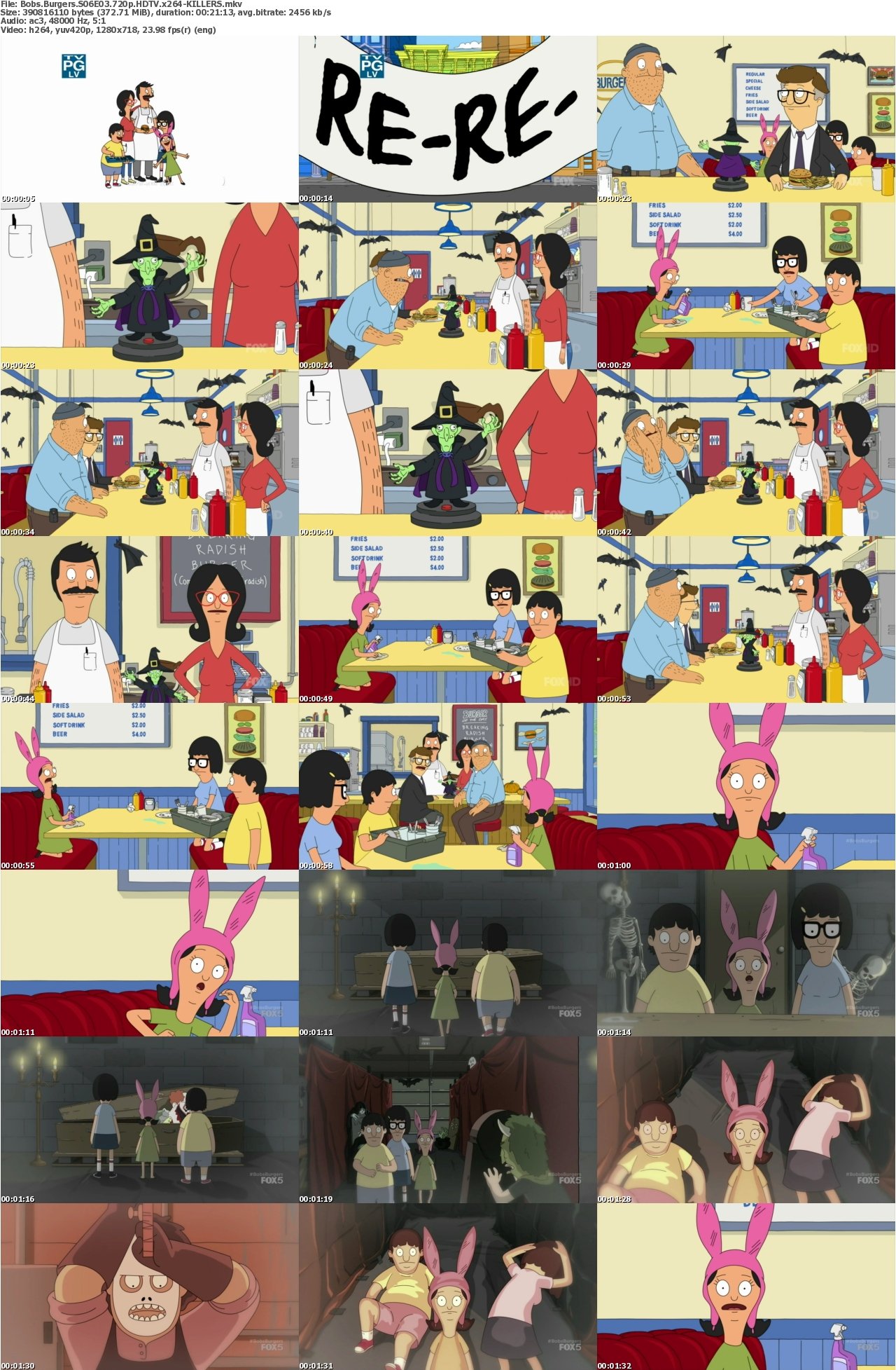 Bobs Burgers S06E03 720p HDTV x264-KILLERS