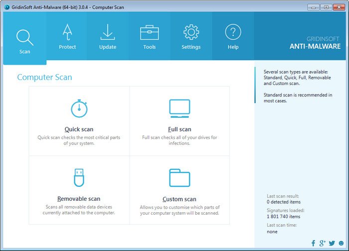 Gridinsoft Anti-Malware 3.0.4 (x86/x64) Portable