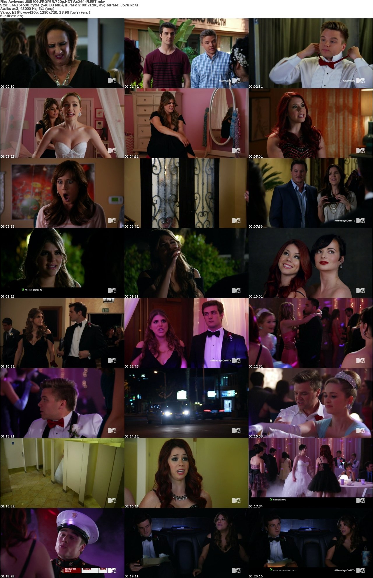 Awkward S05E09 PROPER 720p HDTV x264-FLEET