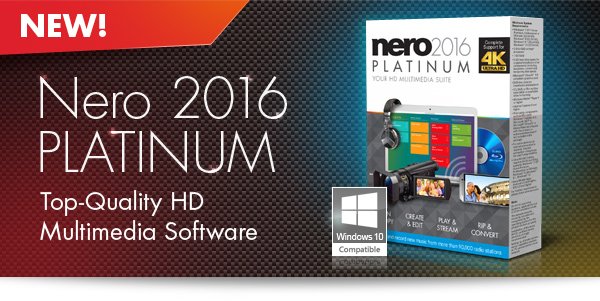 Nero 2016 Platinum 17.0.02300 Multilingual + Content Pack