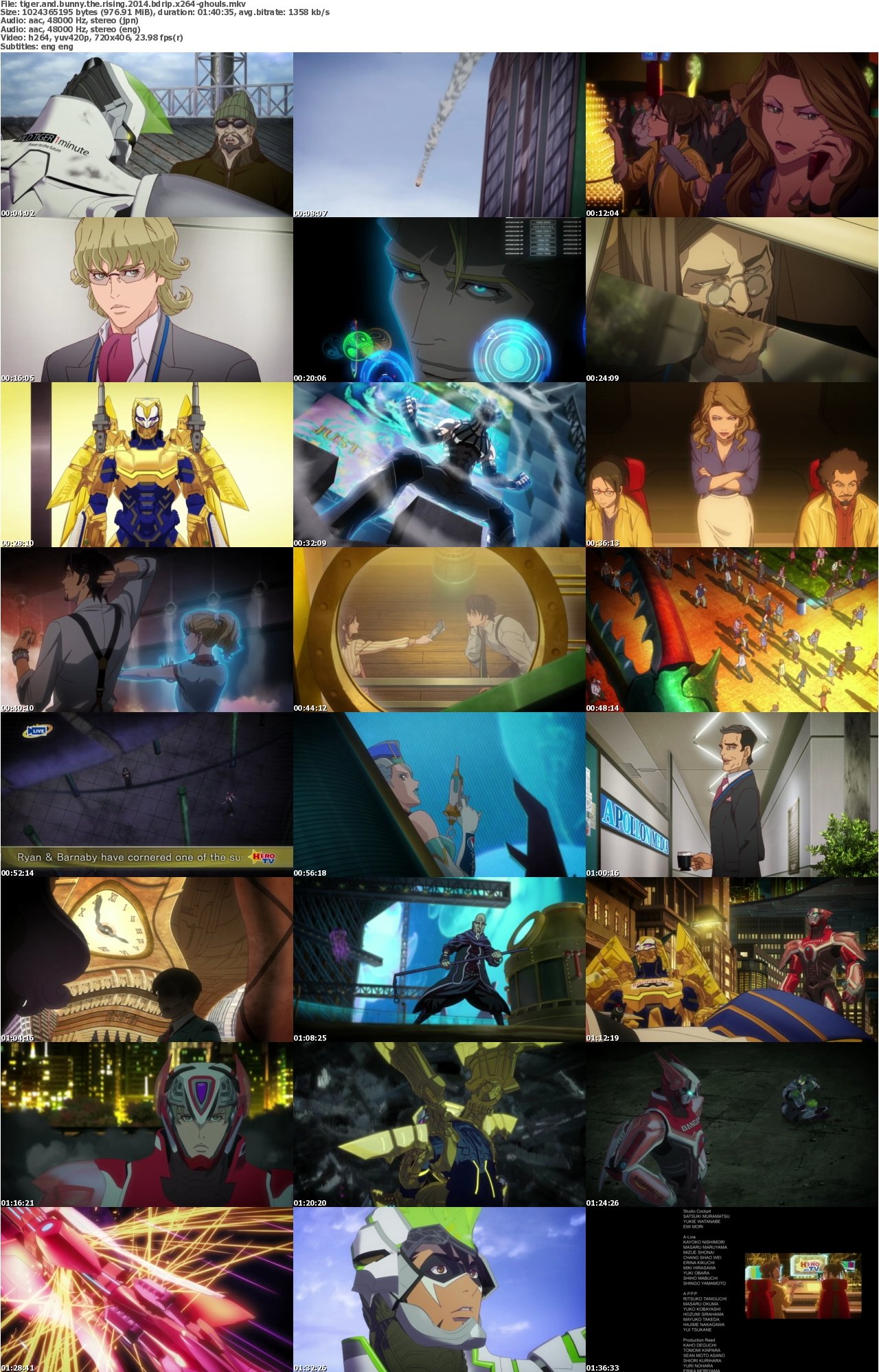 Tiger And Bunny The Rising 2014 BDRip x264-GHOULS