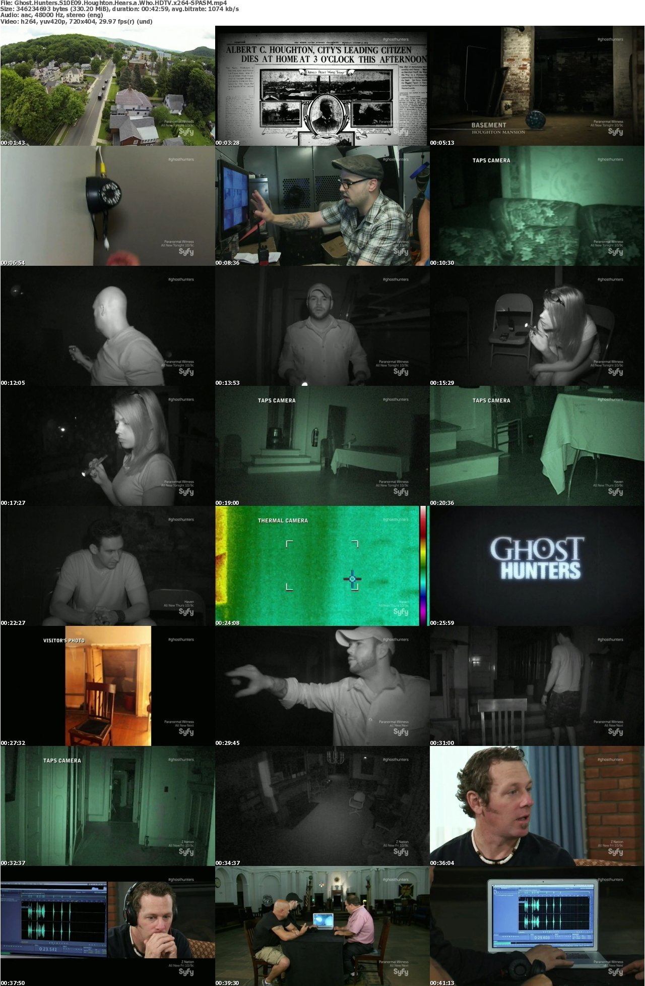 Ghost Hunters S10E09 Houghton Hears a Who HDTV x264-SPASM