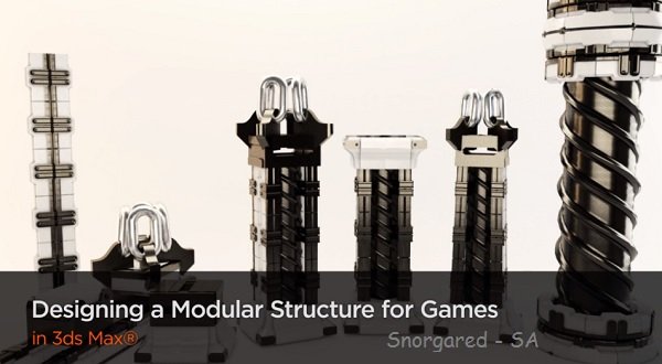 Digital Tutors - Designing a Modular Structure for Games in 3ds Max