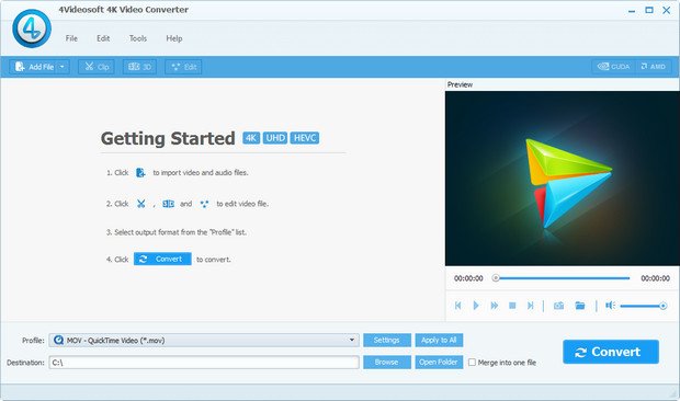 4Videosoft 4K Video Converter v5.0.8 