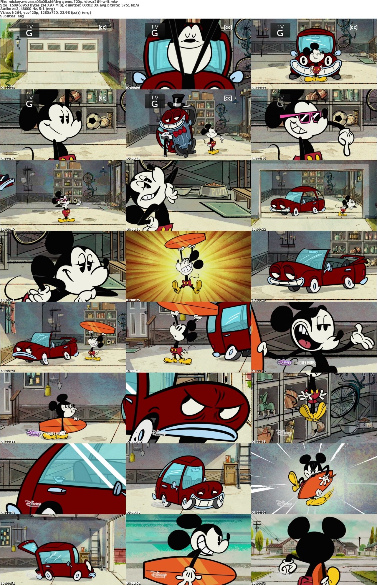 Mickey Mouse S03E05 Shifting Gears 720p HDTV x264-W4F