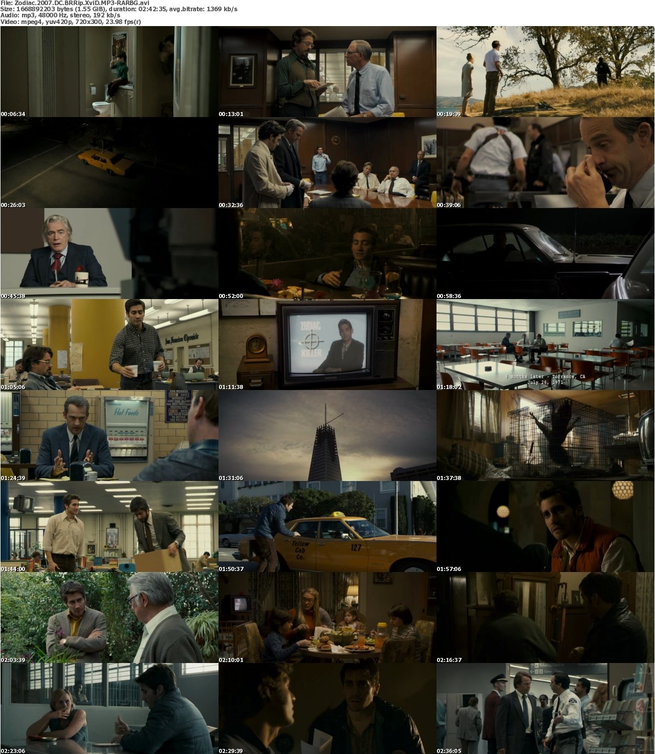 Zodiac 2007 DC BRRip XviD MP3-RARBG