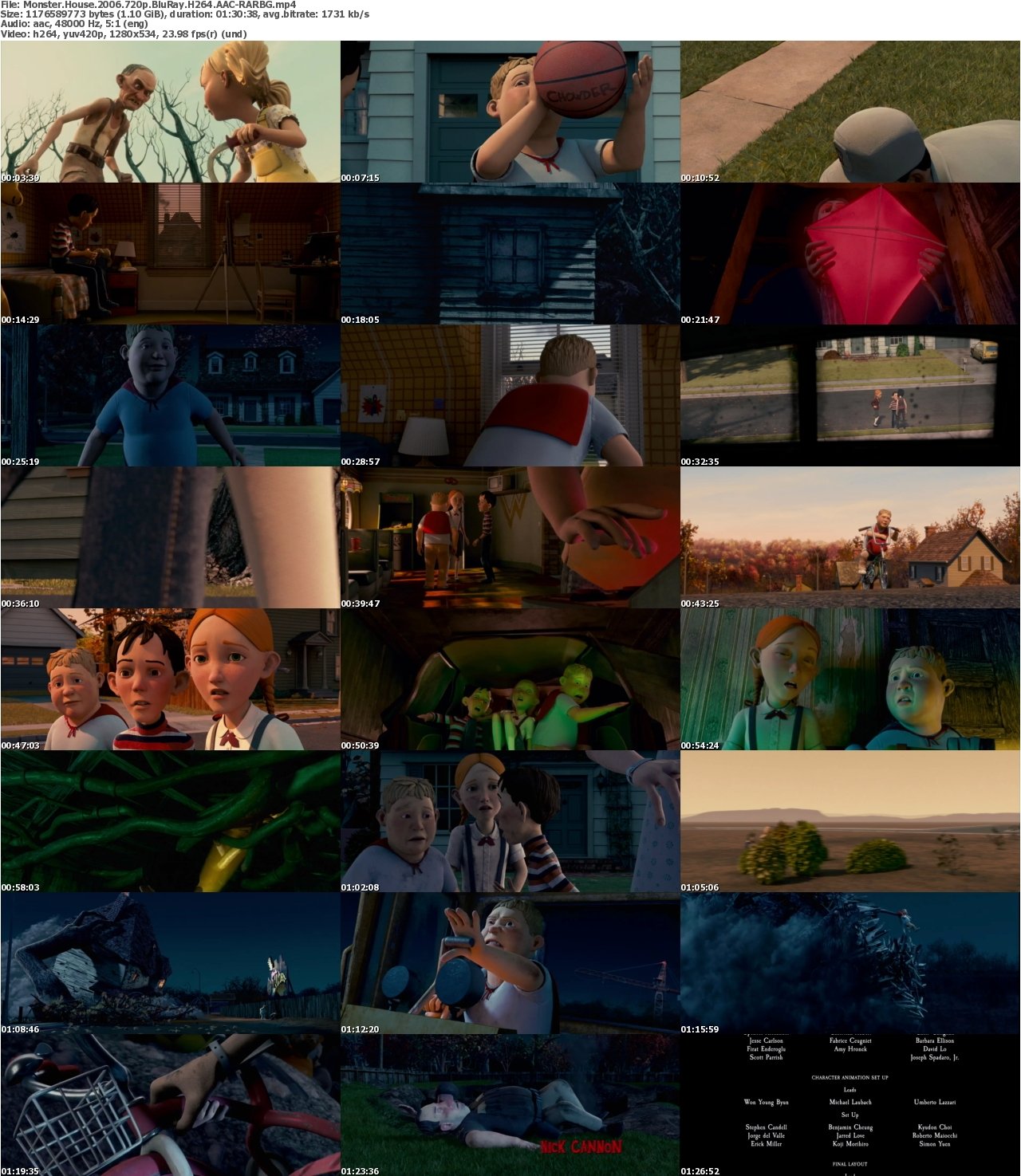 Monster House 2006 720p BluRay H264 AAC-RARBG