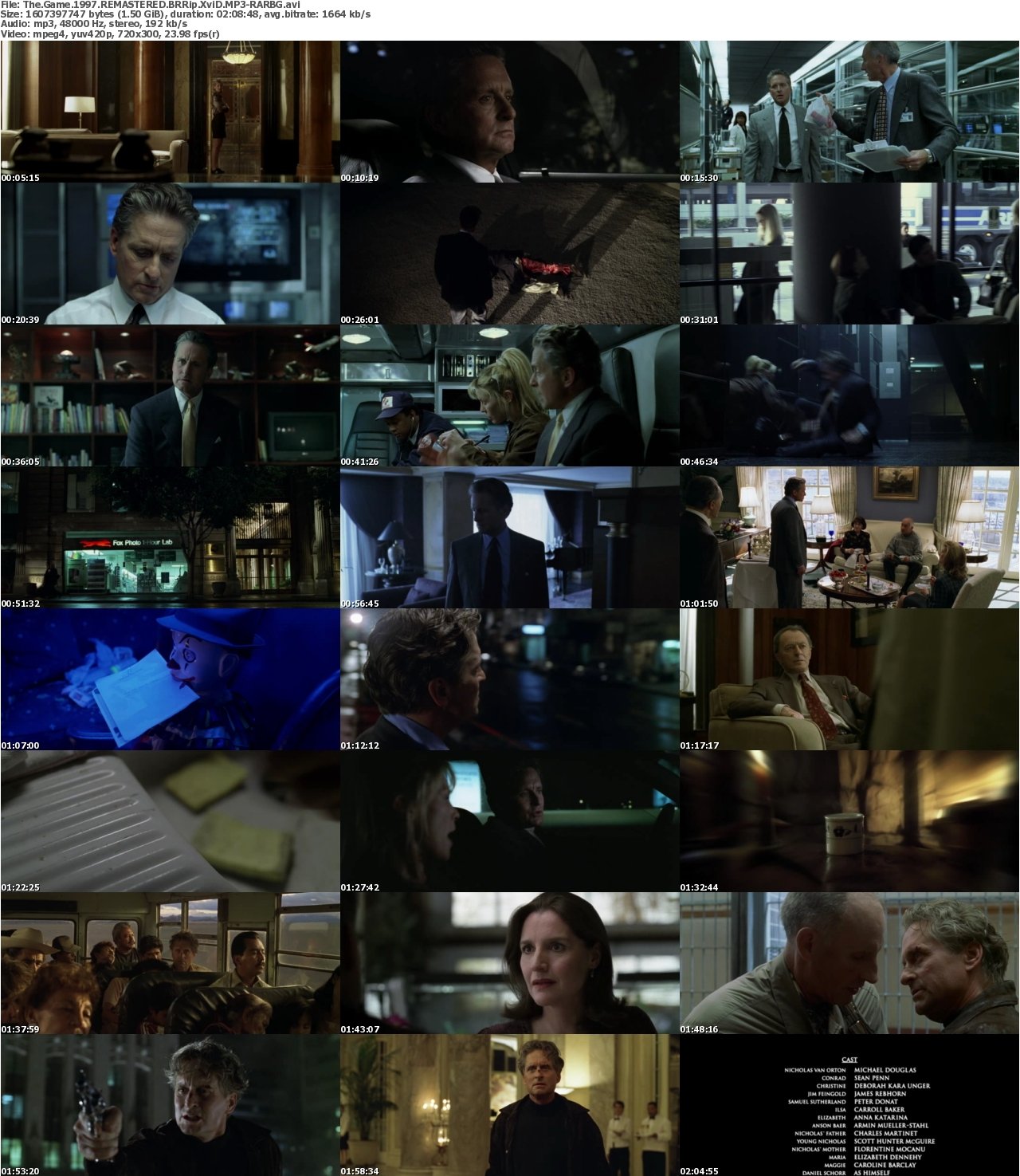 The Game 1997 REMASTERED BRRip XviD MP3-RARBG