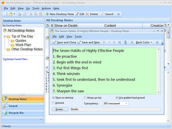 Efficient Sticky Notes Pro v5.10 build 511 Multilingual + Portable 