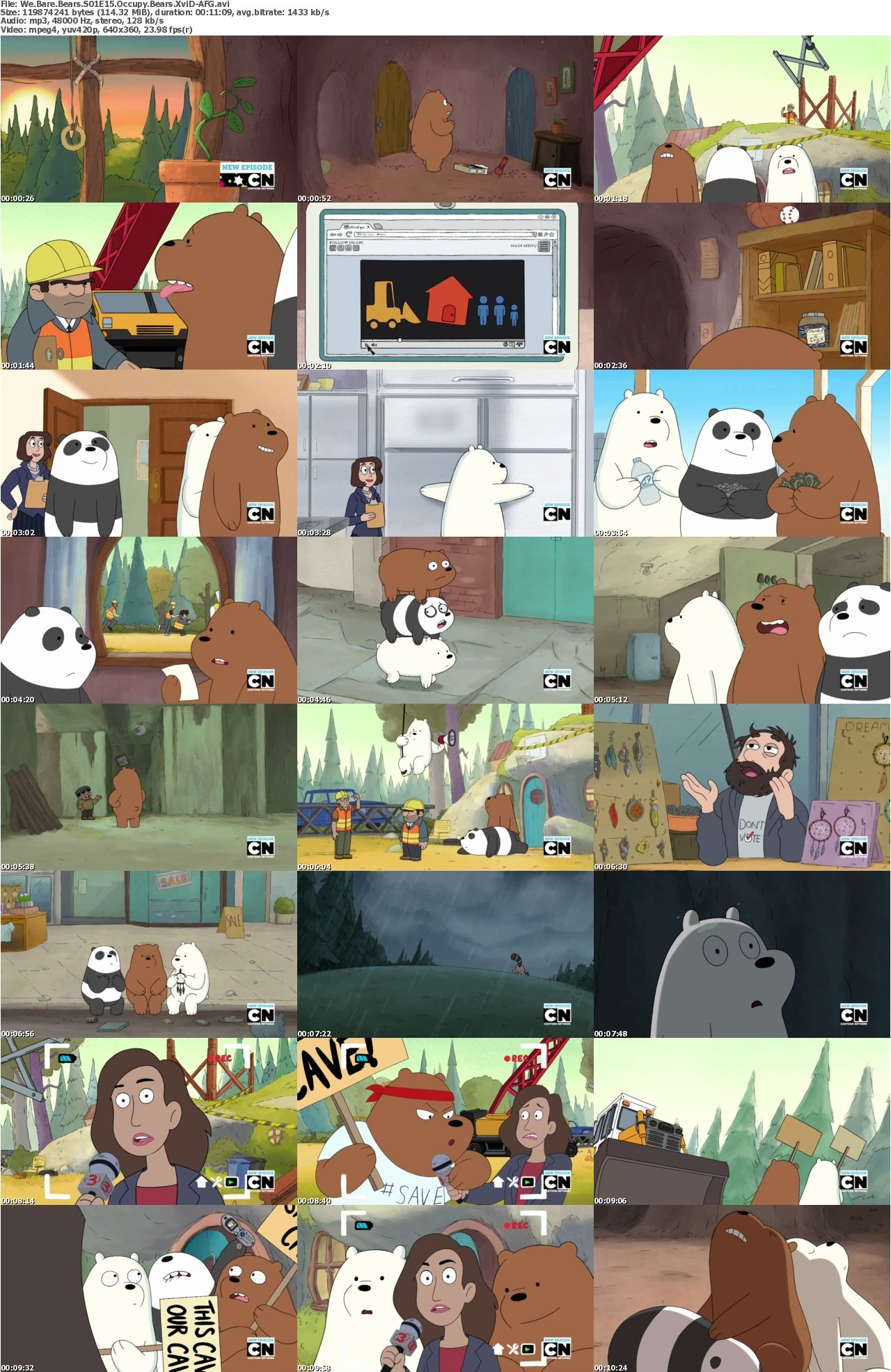 We Bare Bears S01E15 Occupy Bears XviD-AFG