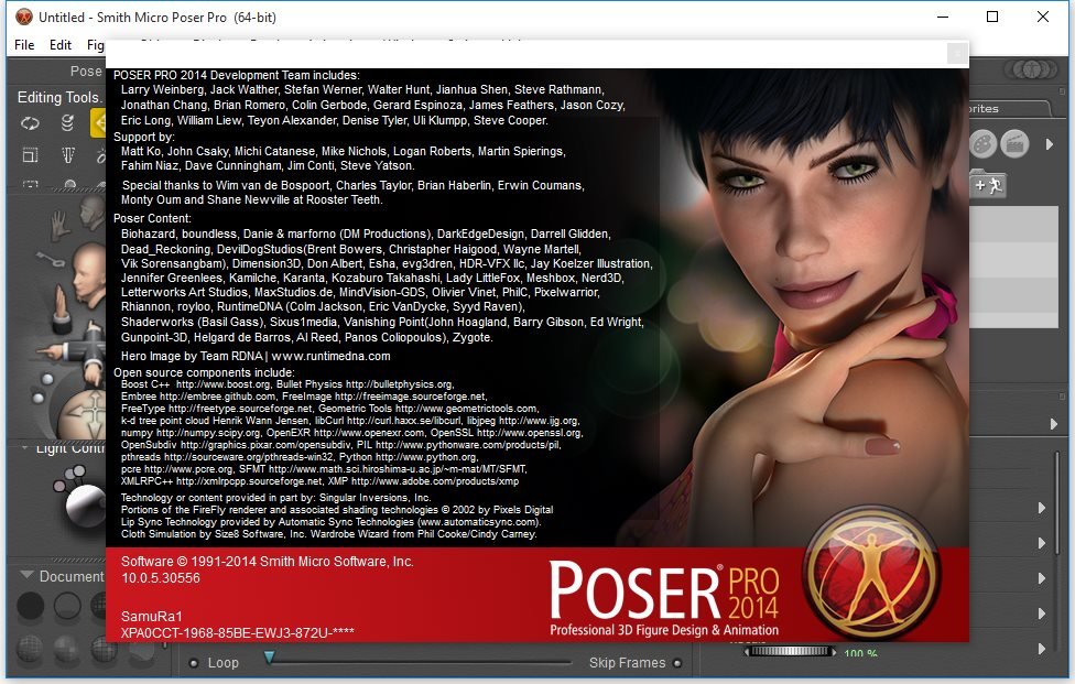 poser pro 2014 models
