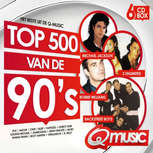 VA - Q Music Top 500 Van 90s (2015) 320 kbps