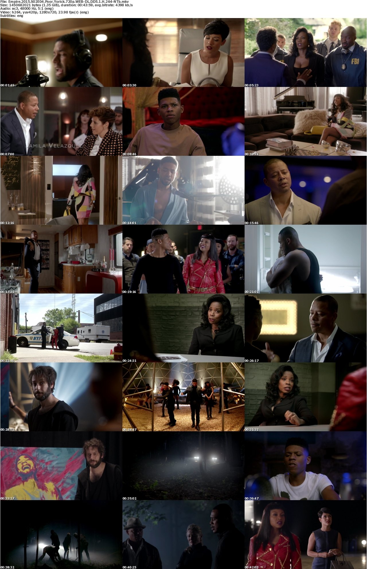 Empire 2015 S02E04 Poor Yorick 720p WEB-DL DD5 1 H 264-NTb