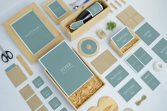 CreativeMarket - Wedding Branding Mock-Up