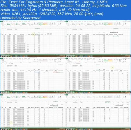 Excel For Engineers &amp; Planners Level #1