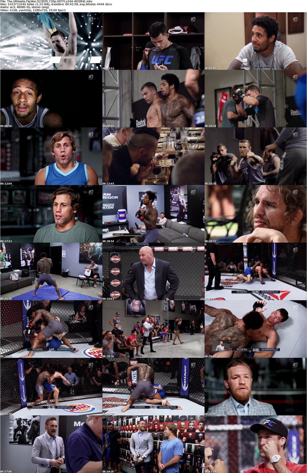 The Ultimate Fighter S22E05 720p HDTV x264-KOENiG