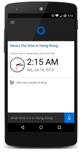 Microsoft Cortana for Android v1.0.0.298 Free