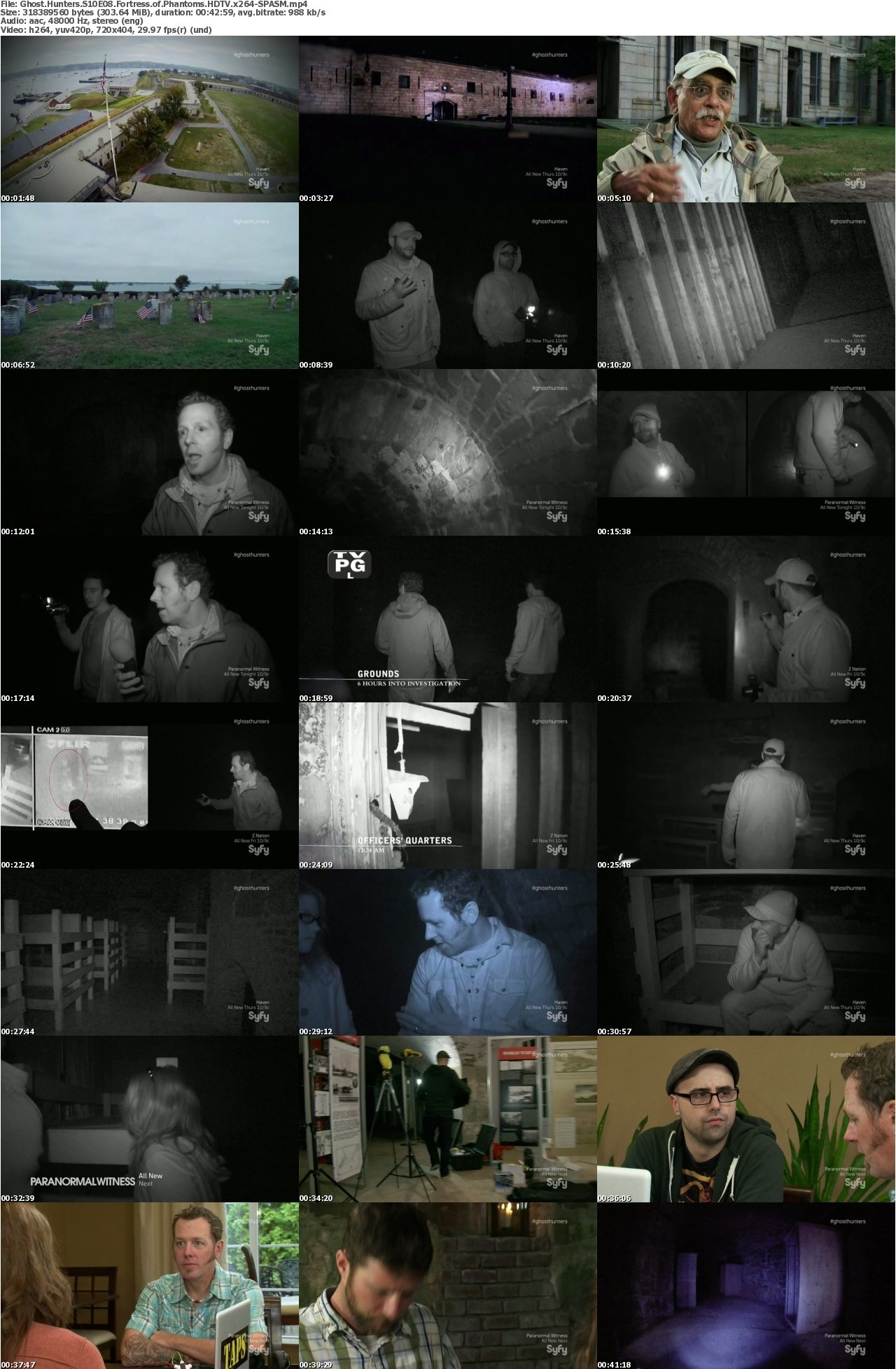 Ghost Hunters S10E08 Fortress of Phantoms HDTV x264-SPASM