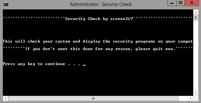 SecurityCheck 1.011 portable