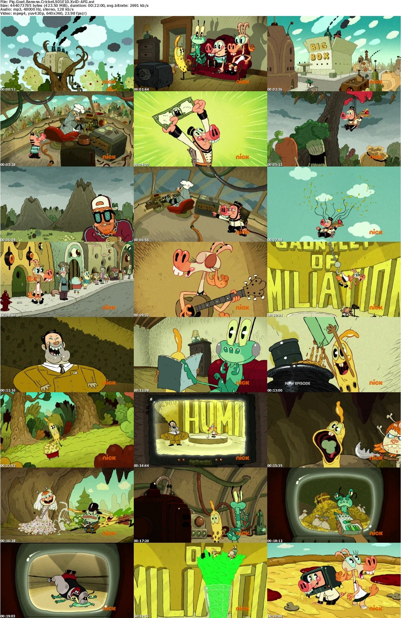 Pig Goat Banana Cricket S01E10 XviD-AFG