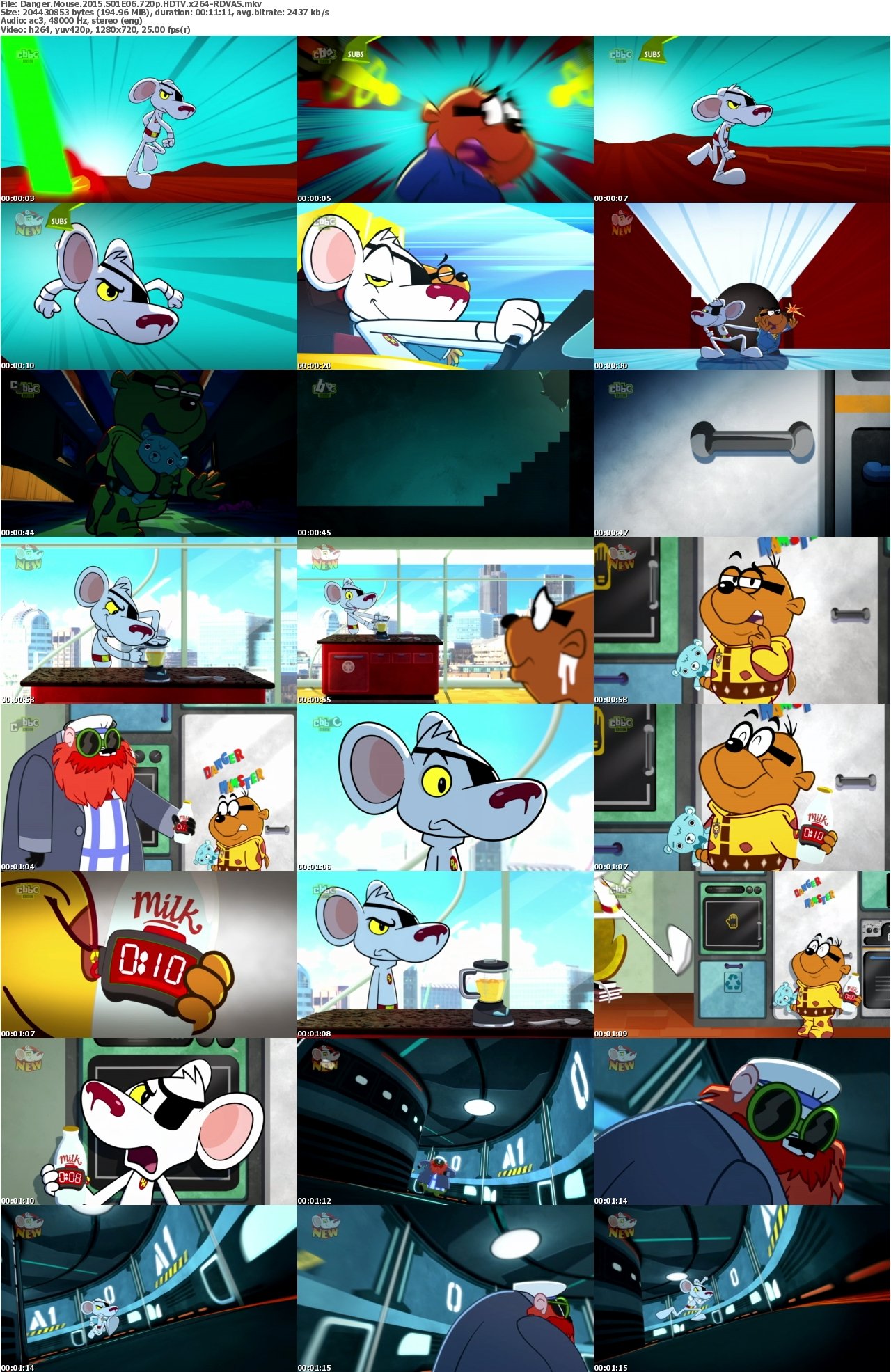 Danger Mouse 2015 S01E06 720p HDTV x264-RDVAS
