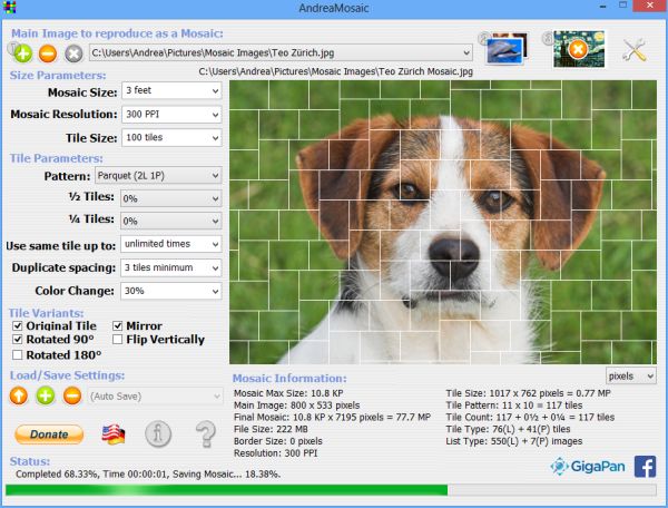 AndreaMosaic 3.36.0 + Portable