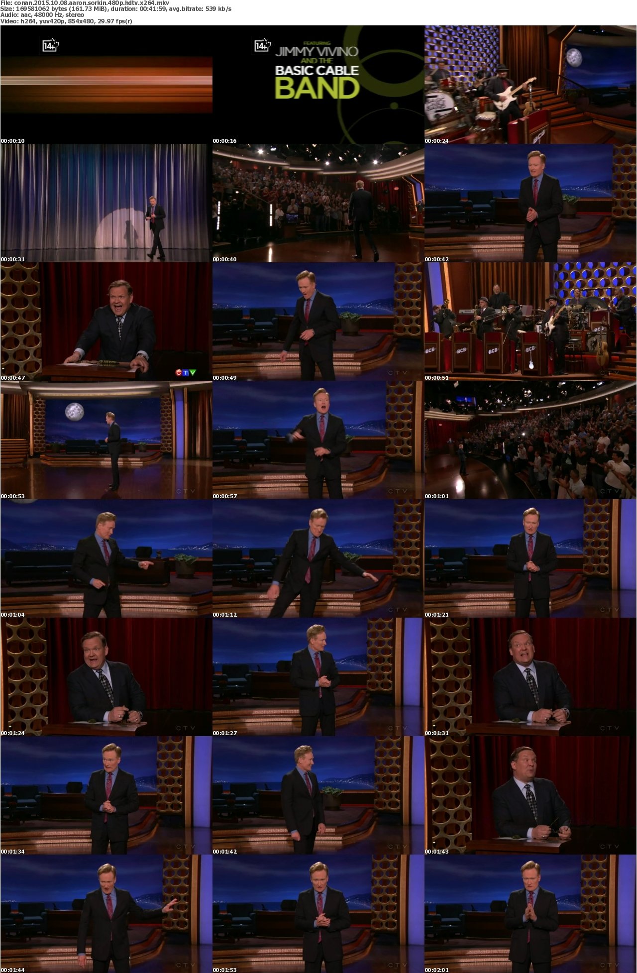 Conan 2015 10 08 Aaron Sorkin 480p HDTV x264