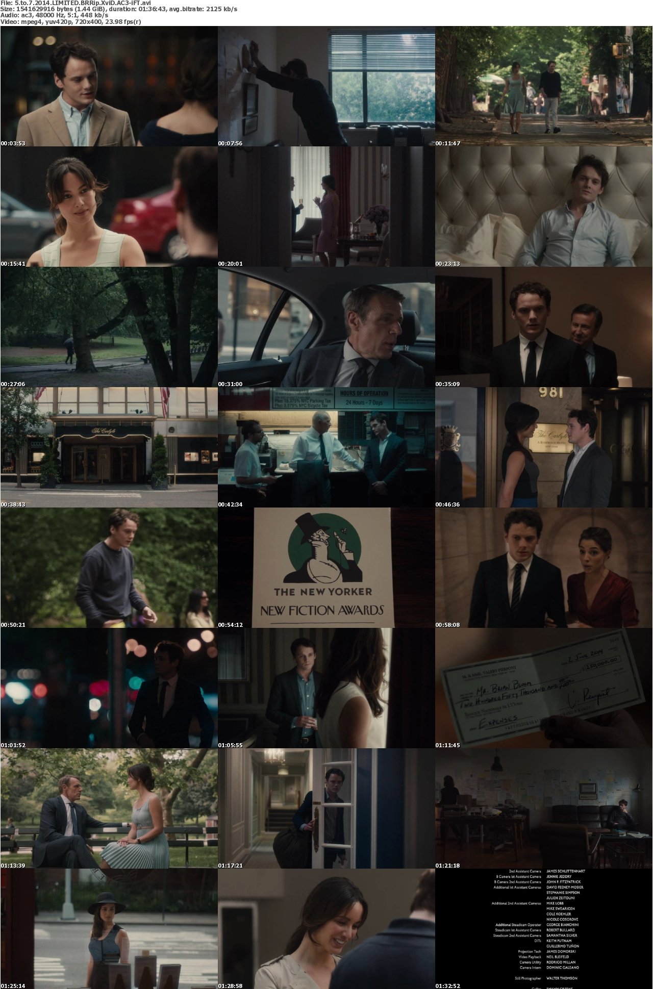 5 to 7 2014 LIMITED BRRip XviD AC3-iFT