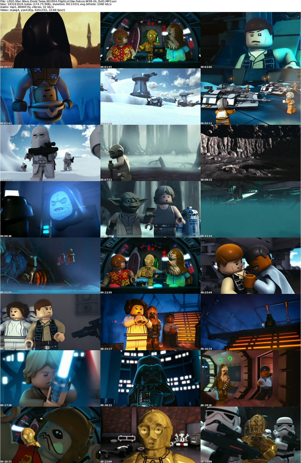 LEGO Star Wars Droid Tales S01E04 Flight of the Falcon WEB-DL XviD MP3