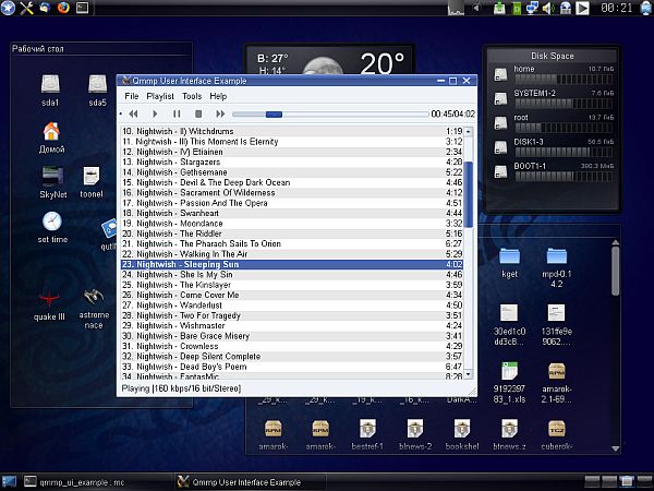 Qmmp 0.9.3 + Skins