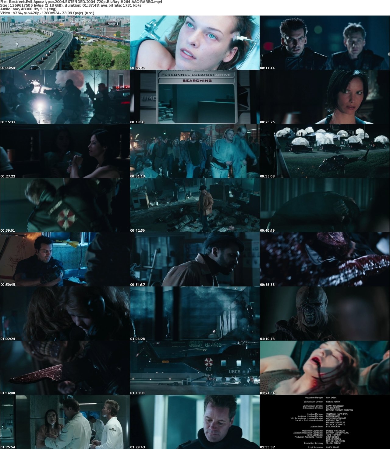 Resident Evil Apocalypse 2004 EXTENDED 2004 720p BluRay H264 AAC-RARBG