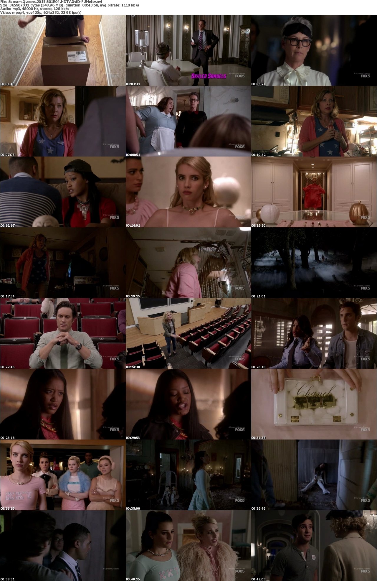 Scream Queens 2015 S01E04 HDTV XviD-FUM