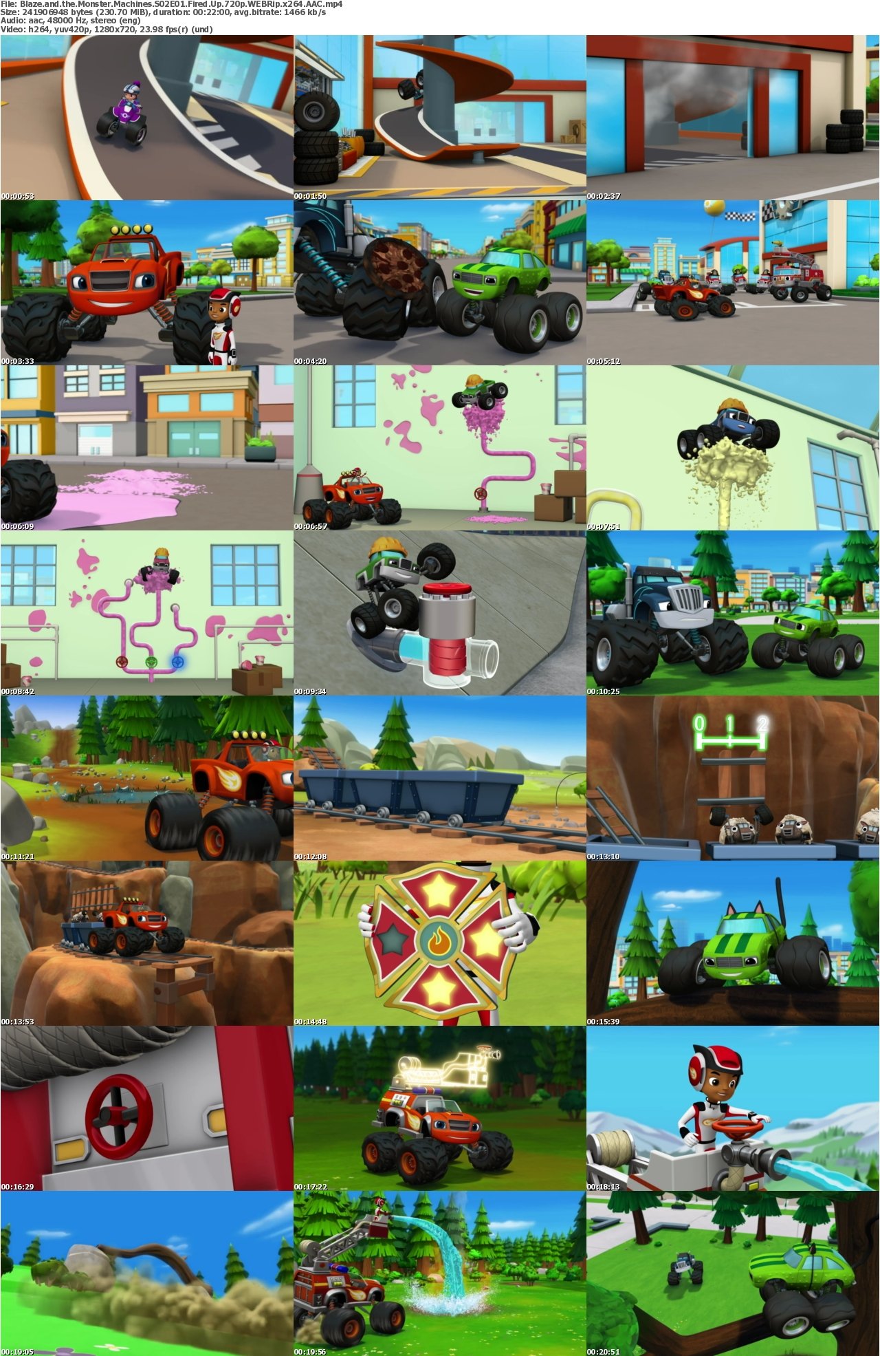 Blaze and the Monster Machines S02E01 Fired Up 720p WEBRip x264 AAC