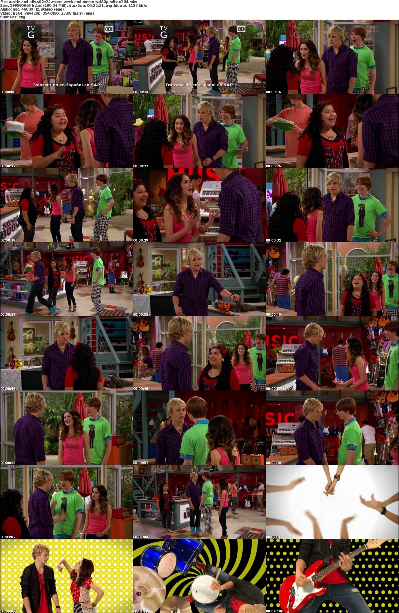 Austin and Ally S02E24 Moon Week and Mentors 480p HDTV x264