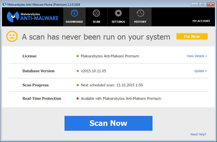 Malwarebytes Anti-Malware Premium 2.2.0.1024 Final Multilingual