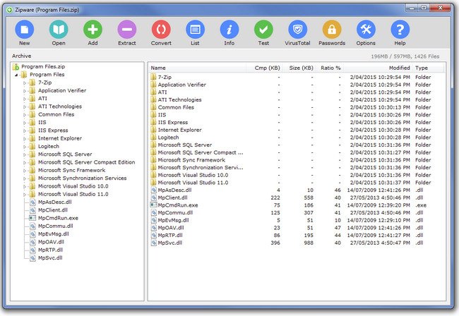 Zipware 1.2.0.0 Multilingual + Portable