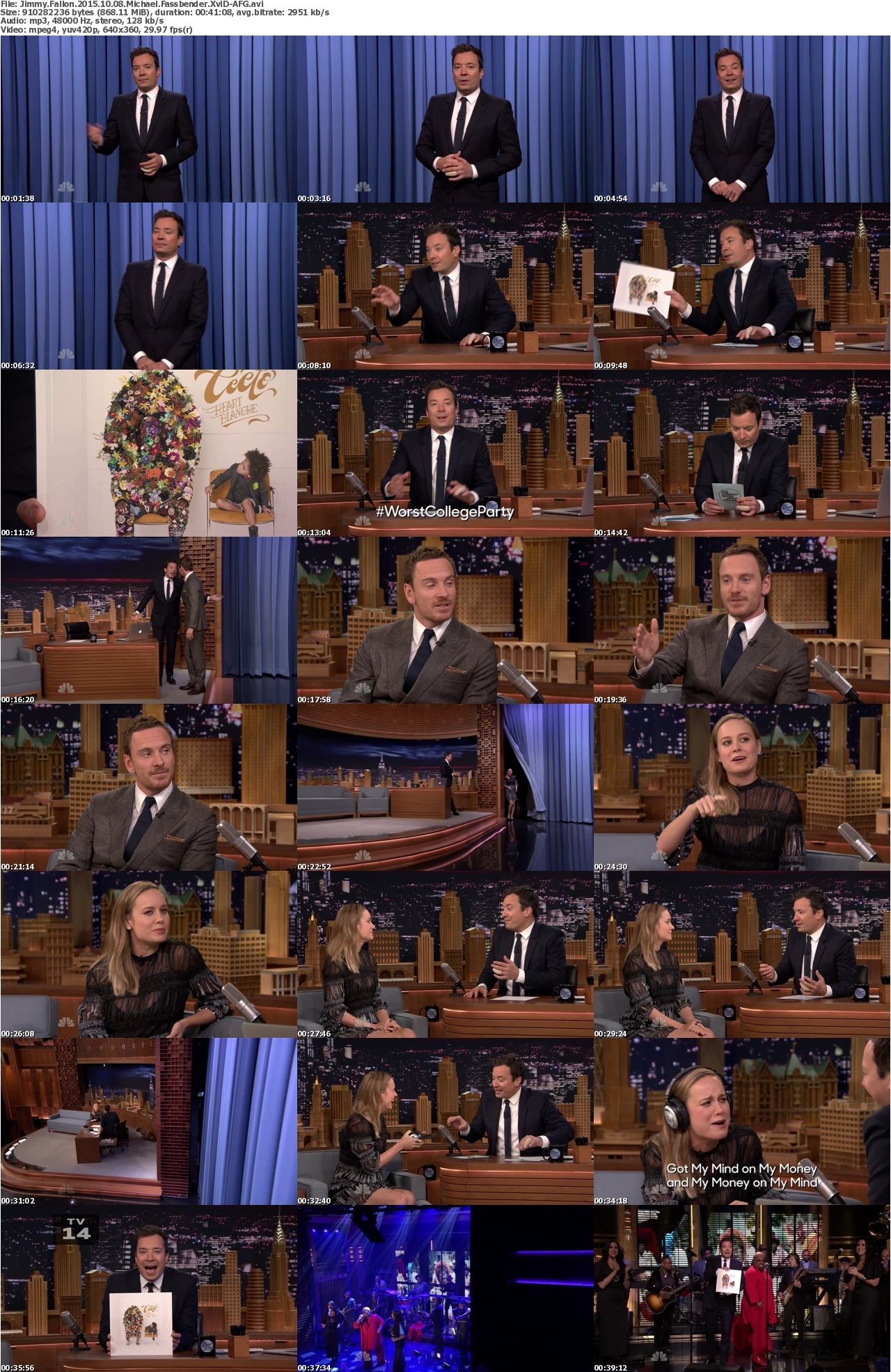 Jimmy Fallon 2015 10 08 Michael Fassbender XviD-AFG
