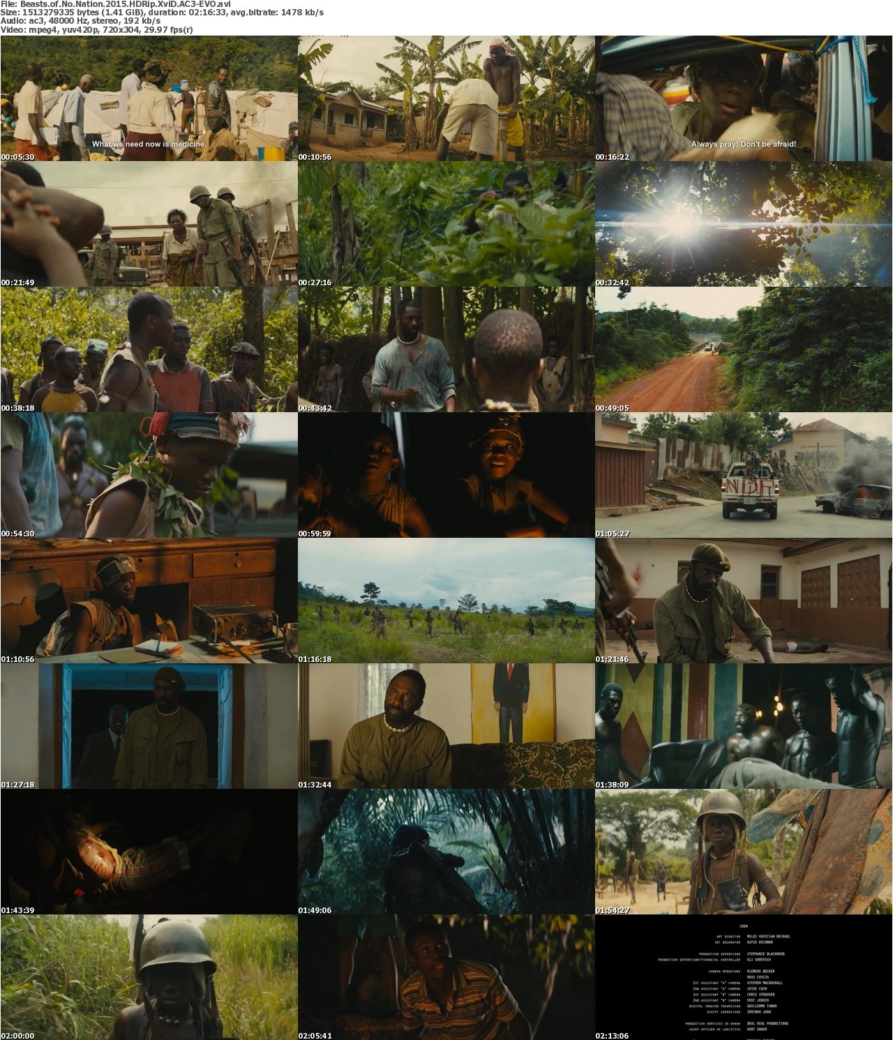 Beasts of No Nation 2015 HDRip XviD AC3-EVO